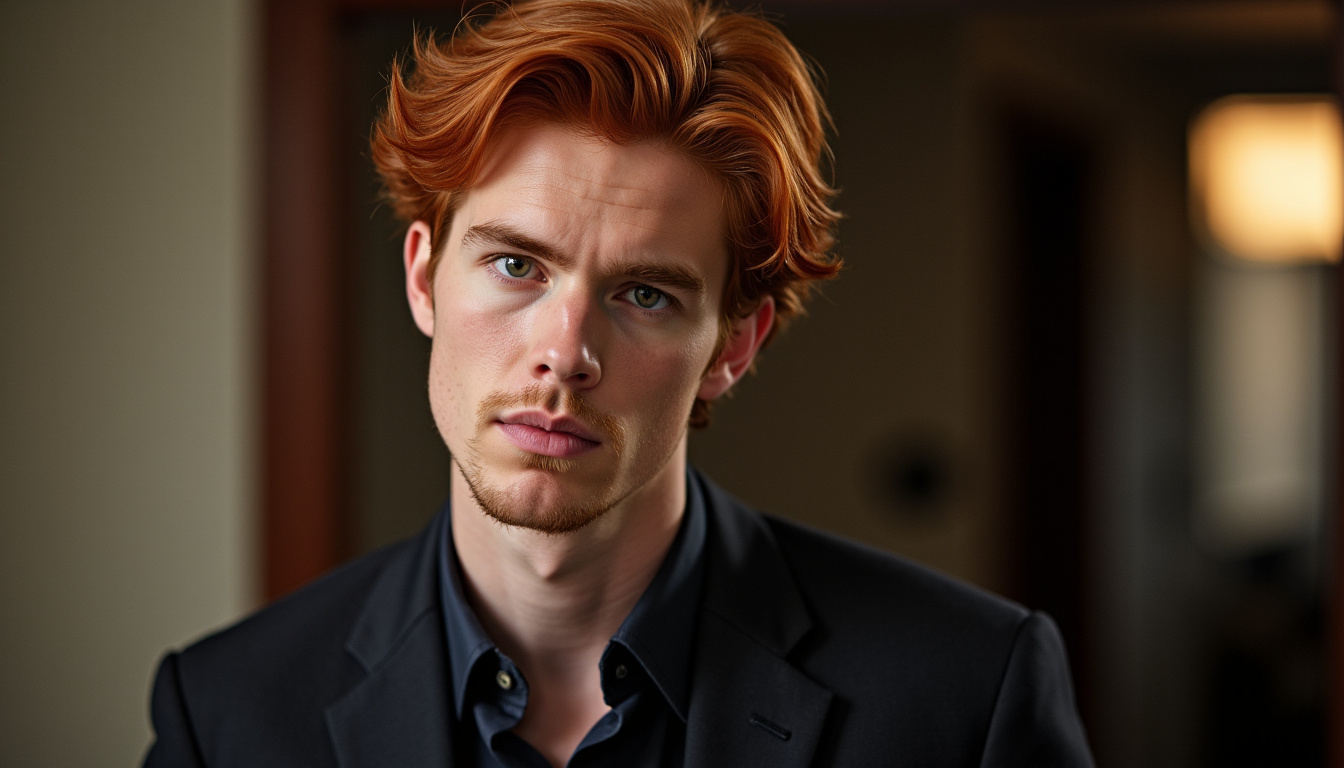 Portrait de Seth Green en tenue d’acteur, probablement sur le tournage de Buffy contre les vampires