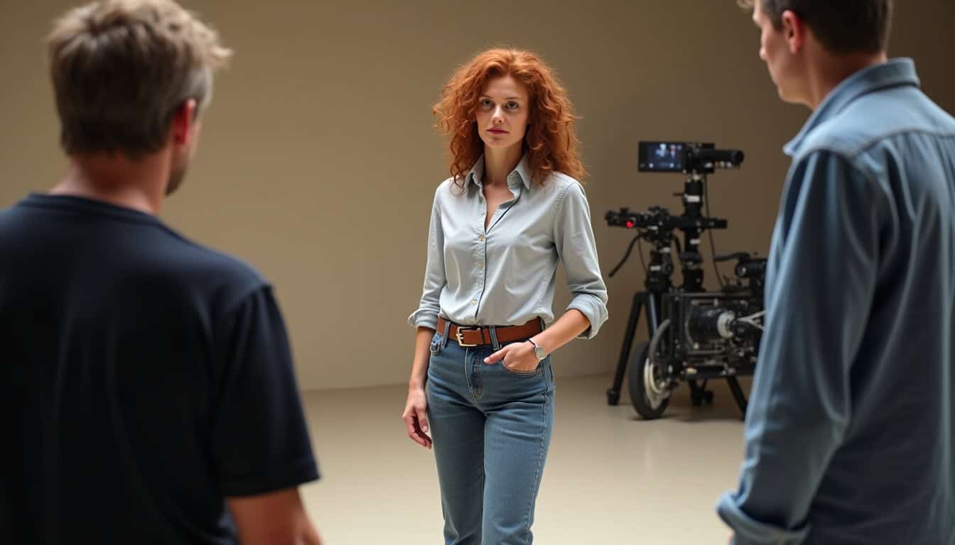 Sigourney Weaver en train d