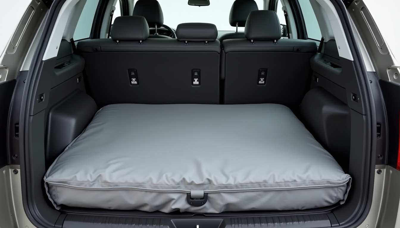 Coffre de la Ford Puma avec le système Cargo Space dégonflé et plancher relevé
