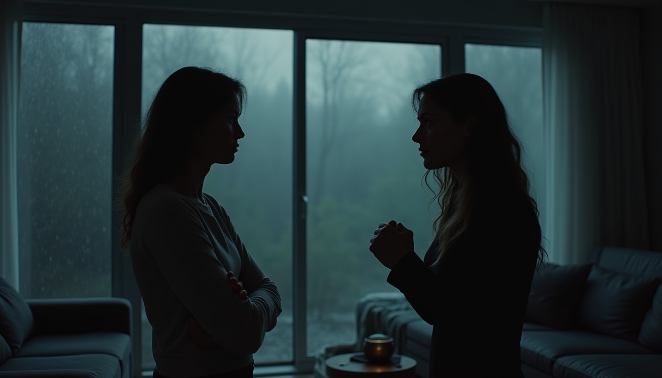 Scène tendue entre Laura et Cherry dans la série The Girlfriend