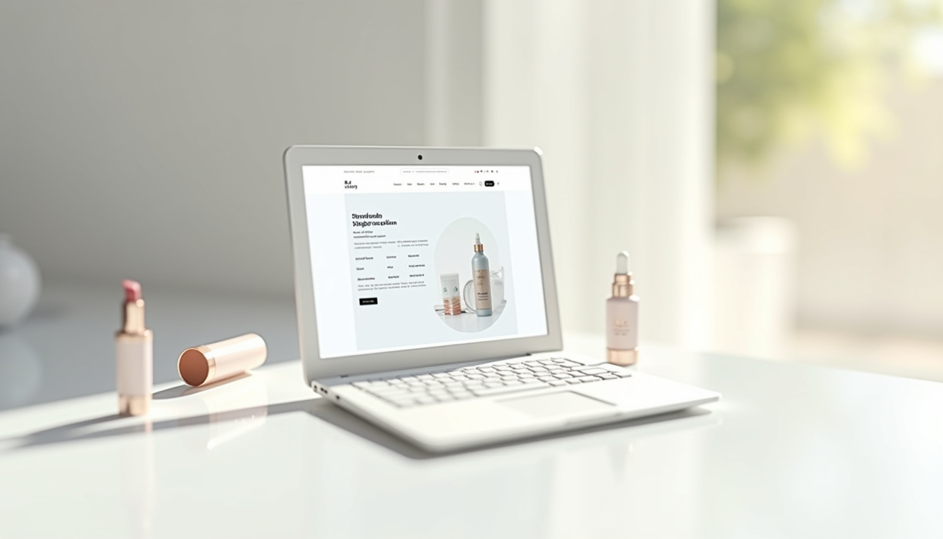Interface du site Cult Beauty avec navigation claire et filtres avancés