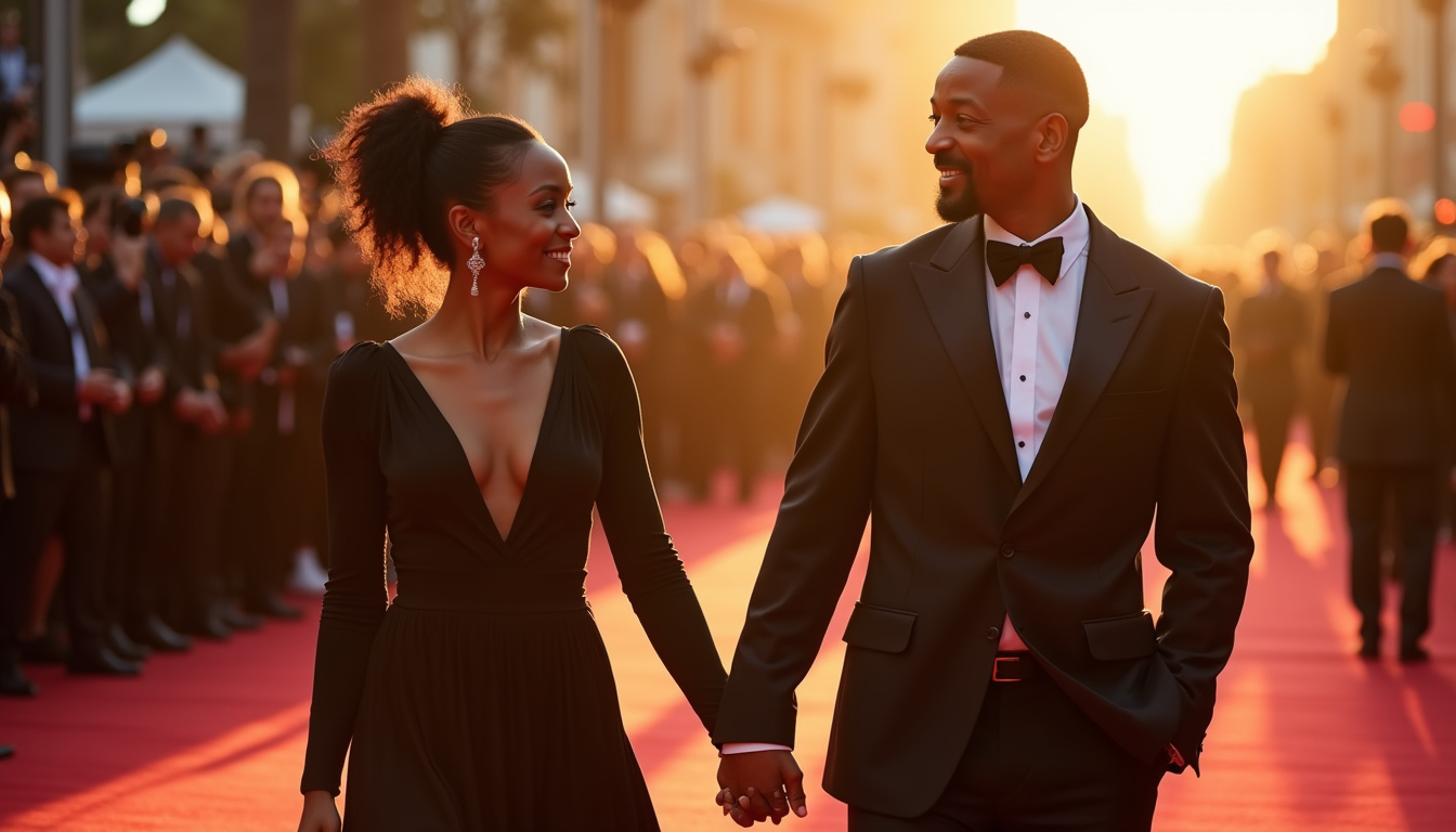 Jada Pinkett Smith et Will Smith lors d