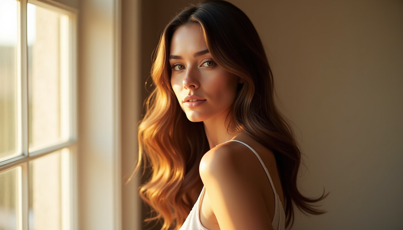 Le balayage miel sur brune, une tendance lumineuse en 2026