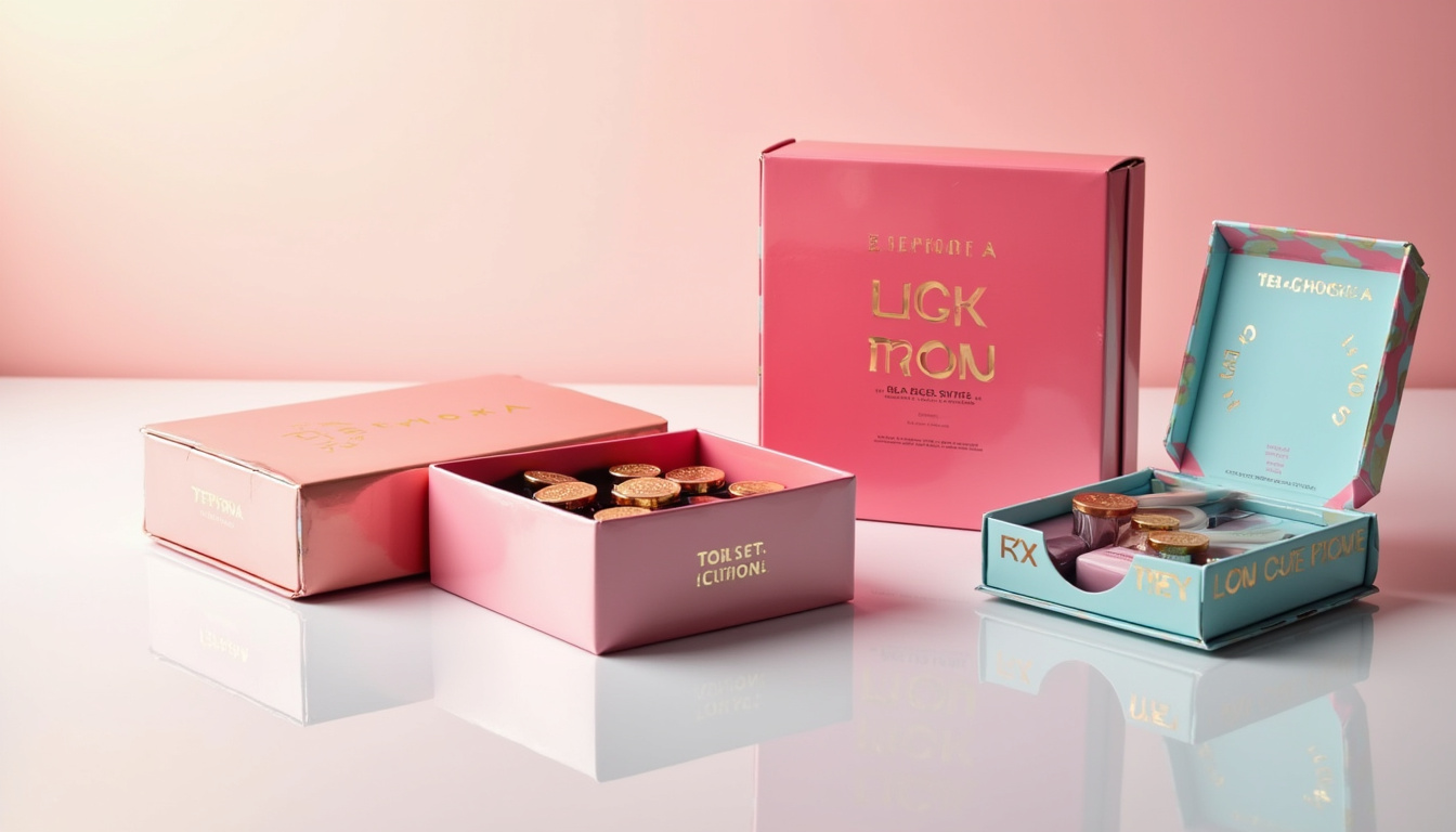 Présentation de coffrets beauté exclusifs Sephora avec packaging coloré