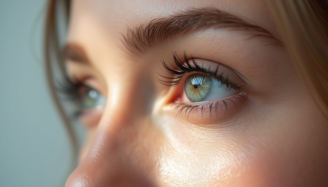 Séries de photos montrant l'effacement progressif d'un eyeliner permanent au laser